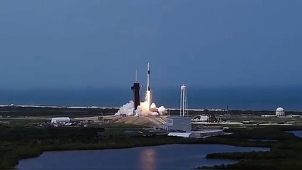 Space X launches crew dragon in its first flight