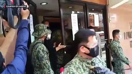 WATCH: Kapatid spokesperson Fides Lim confronts policemen