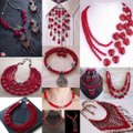 Hot Red Jewelry! DIY Necklace Ideas Suitable On Wedding Outfits