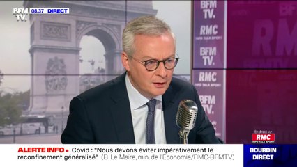 .@BrunoLeMaire: "Le couvre-feu va coûter 1 milliard d'euros"