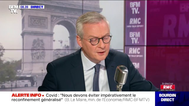 Bruno Le Maire comprend que les restaurateurs puissent avoir un sentiment d'injustice