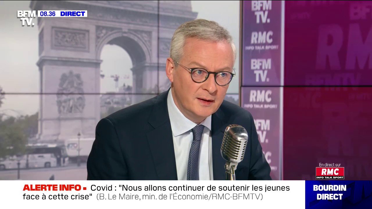 Bruno Le Maire à propos des personnels soignants: "C'est normal que la nation marque sa reconnaissance, y compris sa reconnaissance financière"