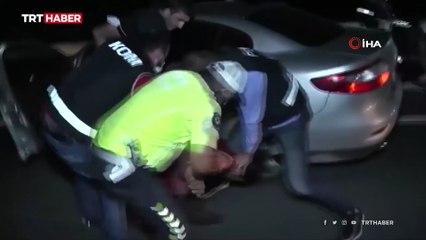 Ankara'da silah kaçakçılarına polis baskını kamerada