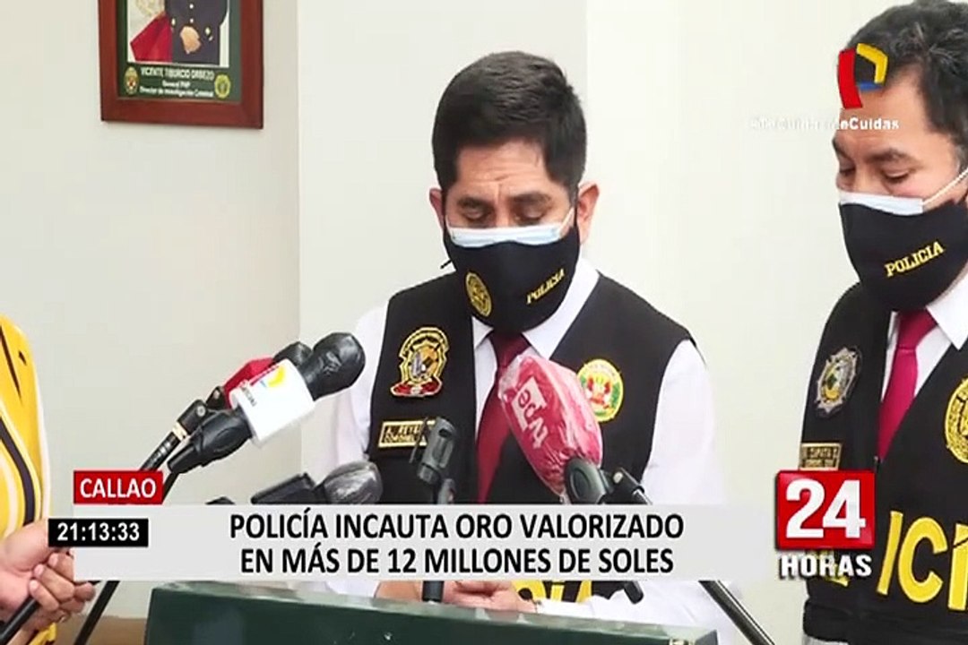 Callao: incautan más de 57 kilos de oro que tenía como destino Estados Unidos