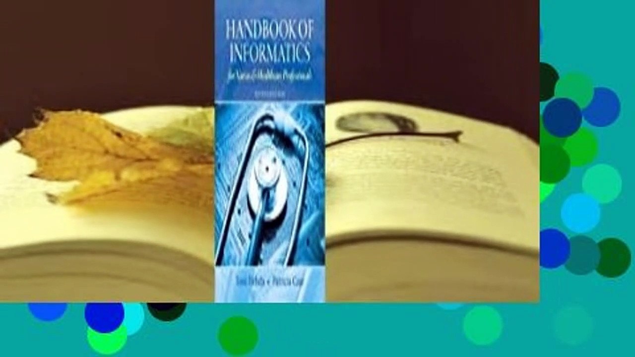 [Read] Handbook of Informatics for Nurses & Healthcare Professionals Complete