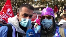 Covid-19: medici e infermieri francesi in piazza, 