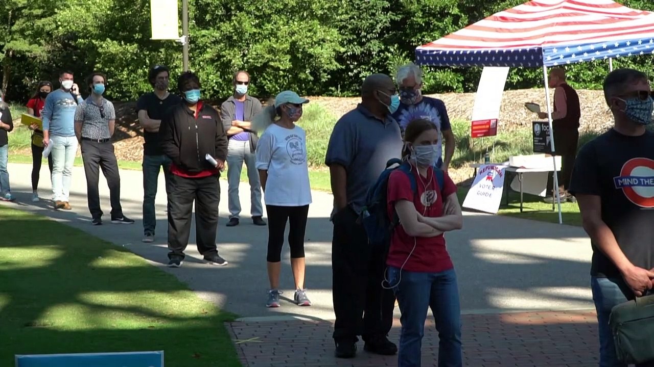 Ansturm auf Wahllokale in den USA vor eigentlichem Wahltermin