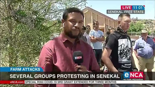 Several groups protesting in Senekal