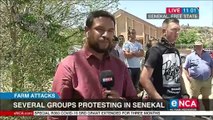 Several groups protesting in Senekal