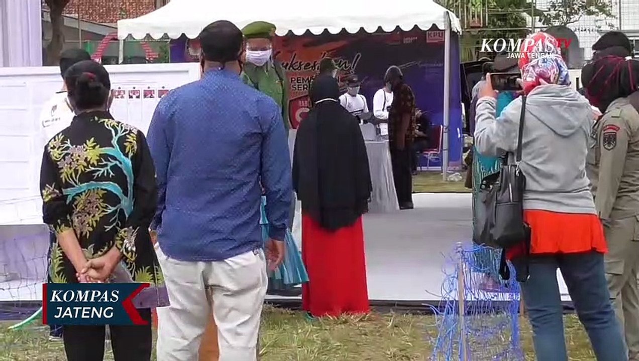 KPU Simulasi Pemungutan Suara Dengan Protokol Kesehatan