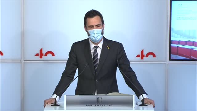 Torrent confirma que las elecciones catalanas se celebrarán el 14 de febrero