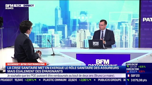 Sommet BFM Patrimoine: La crise sanitaire met en exergue le rôle sanitaire des assureurs, mais également des épargnants - 16/10