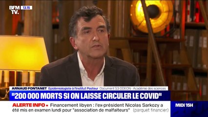 L'épidémiologiste Arnaud Fontanet estime que laisser circuler le virus "fera plus de 200.000 morts"