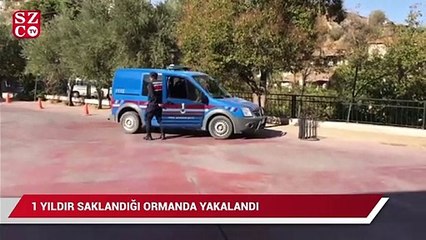 Yakalanmamak için ormanda yaşamış