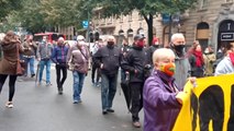 Colectivos sociales se manifiestan en Bilbao para reclamar que se erradique la pobreza