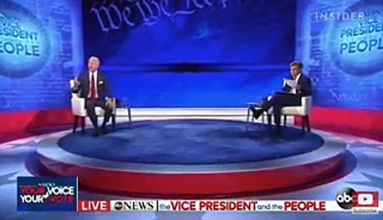 We combined Trump and Biden's separate town halls so you can watch an actual debate between the presidential candidates