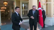 Cumhurbaşkanı Erdoğan ile Ukrayna Devlet Başkanı Zelenskiy görüştü