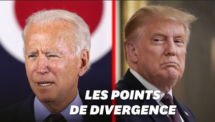Les cinq dossiers (hors Covid) qui opposent Trump et Biden