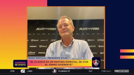 Pedro Portilla, presidente del Atlas, en EXCLUSIVA: Agenda FS