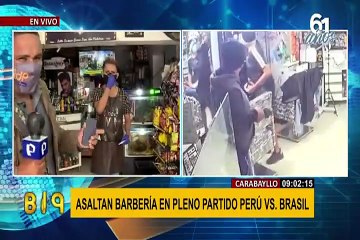 Así fue el violento robo a una barbería en Carabayllo