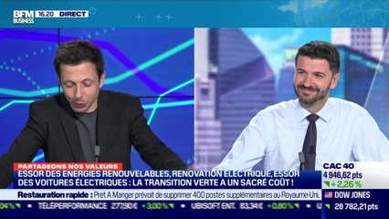 Partageons nos valeurs : Essor des énergies renouvelables, rénovation électrique par Valère Corréard - 16/10