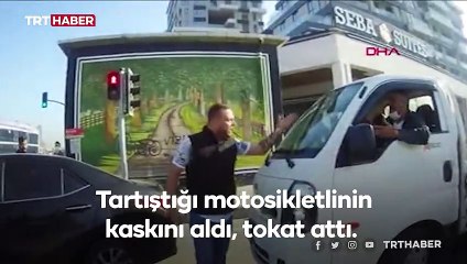 İstanbul'da trafik magandası terör estirdi