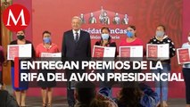 Indep: 7 escuelas han recibido premios por rifa del avión presidencial