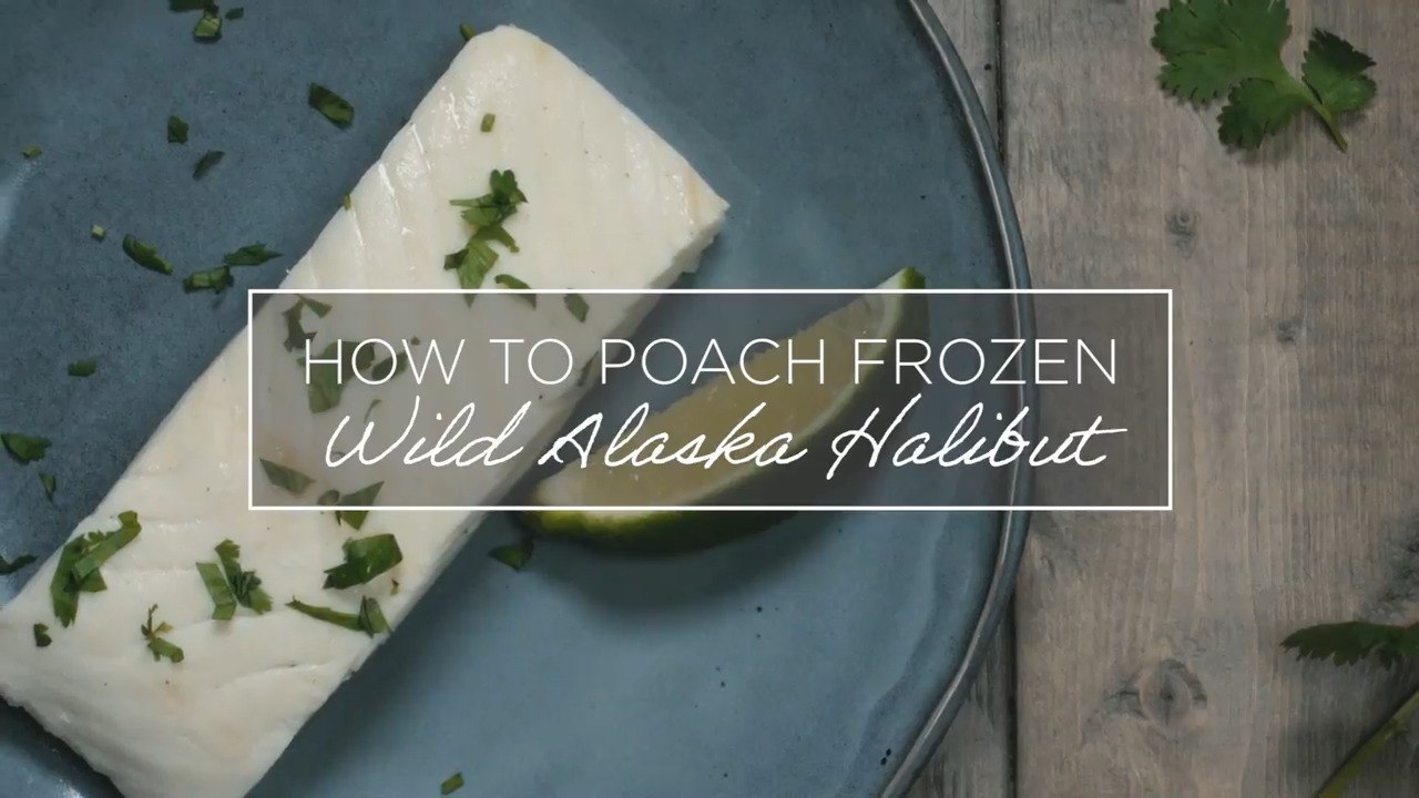 How to Poach Frozen Wild Alaska Halibut video Dailymotion