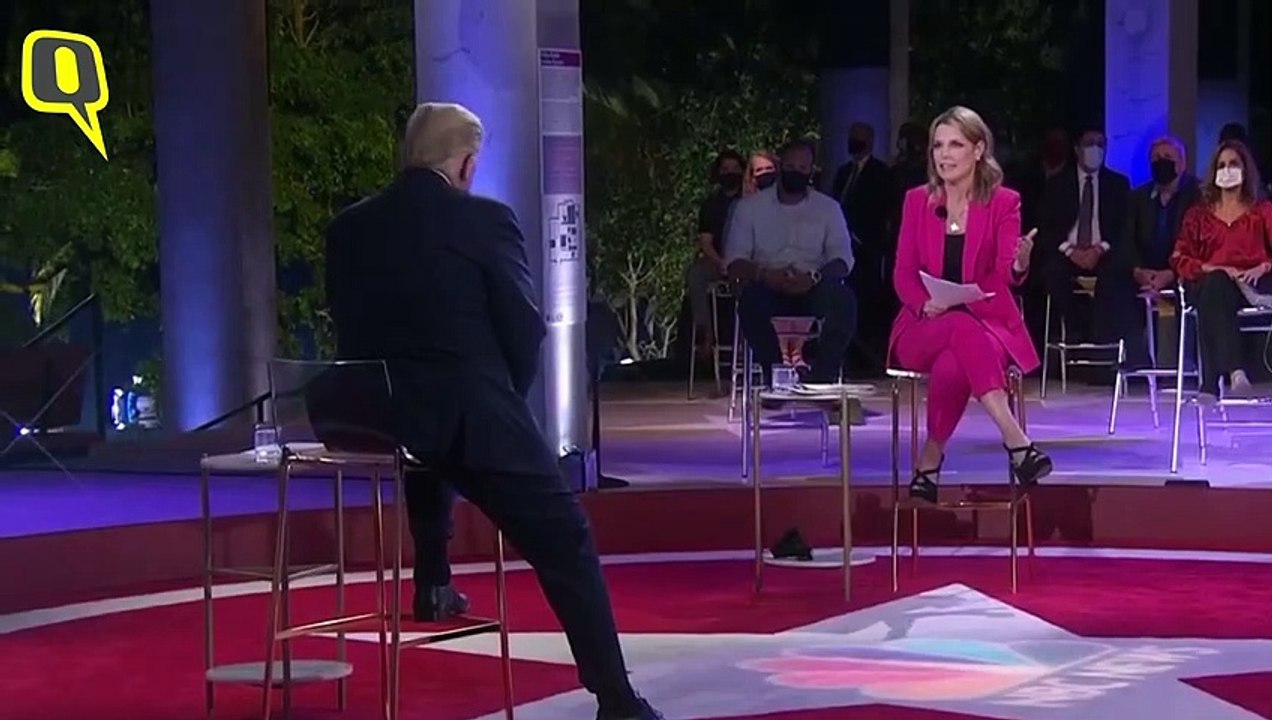 Watch US President Trump Talk About His COVID Experience at Town Hall