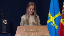 Premios Princesa Asturias 2020: discurso de la princesa Leonor