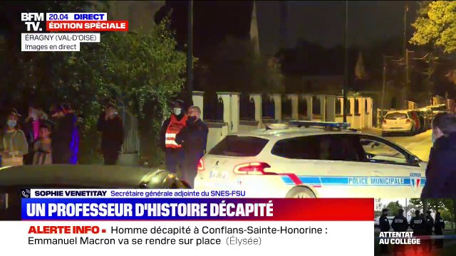 Sophie Venetitay (SNES-FSU): le professeur décapité avait fait un cours sur la liberté d'expression avec des caricatures de Mahomet