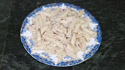 स्वादिष्ट पास्ता बनाने की विधि।। white sauce pasta recipe