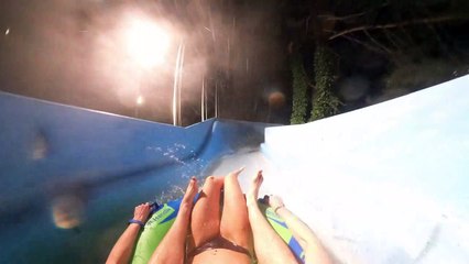 Alpamare Doppel Bob (Night Waterslide) POV Onride