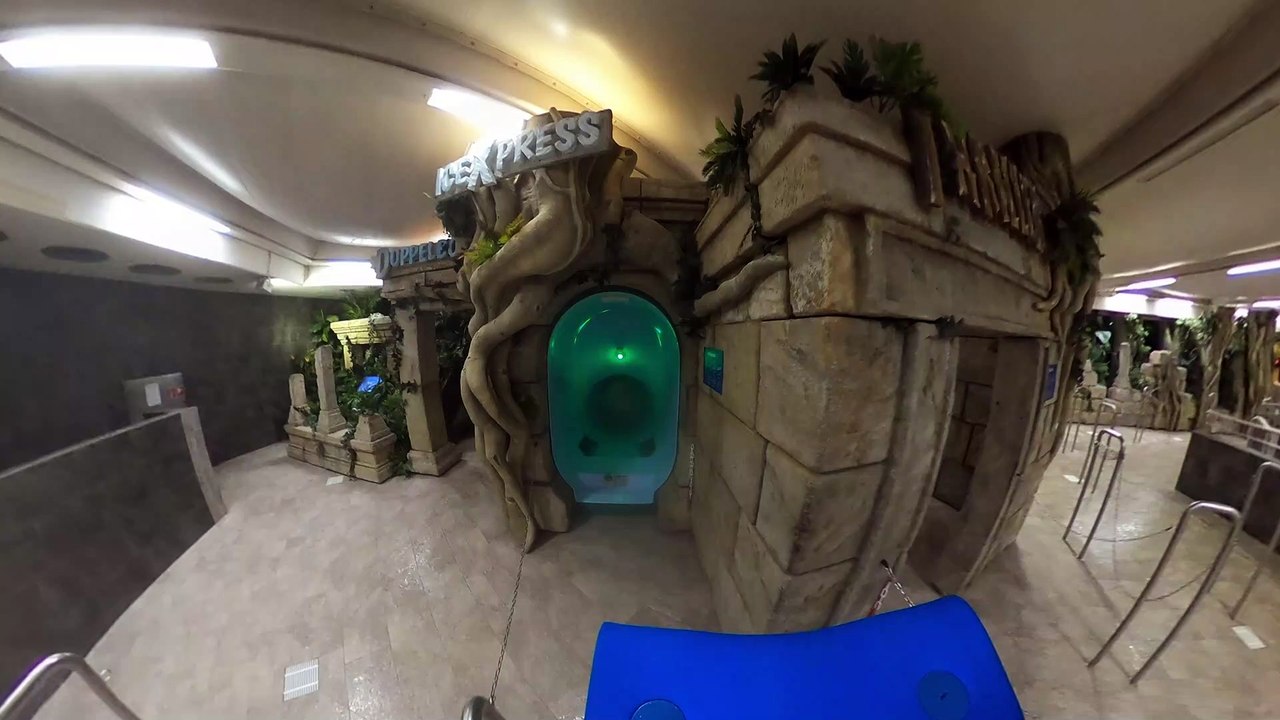 Alpamare IceXpress (Night Waterslide) POV Onride