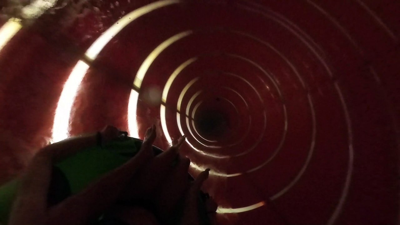 Alpamare King Cone (Night Waterslide) POV Onride