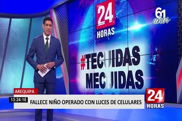 Arequipa: falleció niño operado del cerebro con linterna de celular en Hospital Goyeneche