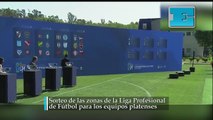 Sorteo de las zonas de la Liga Profesional de Fútbol para los equipos platenses