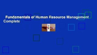 Fundamentals of Human Resource Management Complete