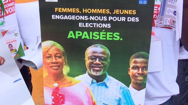 Présidentielle 2020 : Plusieurs organisations de la société civile en campagne pour des élections apaisées