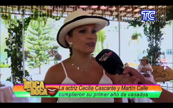 Cecilia Cascante y Martín Calle cumplieron un año de casados: así lo celebraron