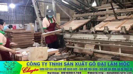 Xưởng sản xuất gia công bàn ghế xuất khẩu