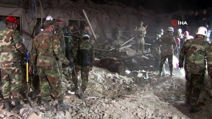 Gence'de hayatını kaybedenlerin sayısı 10'a yükseldi