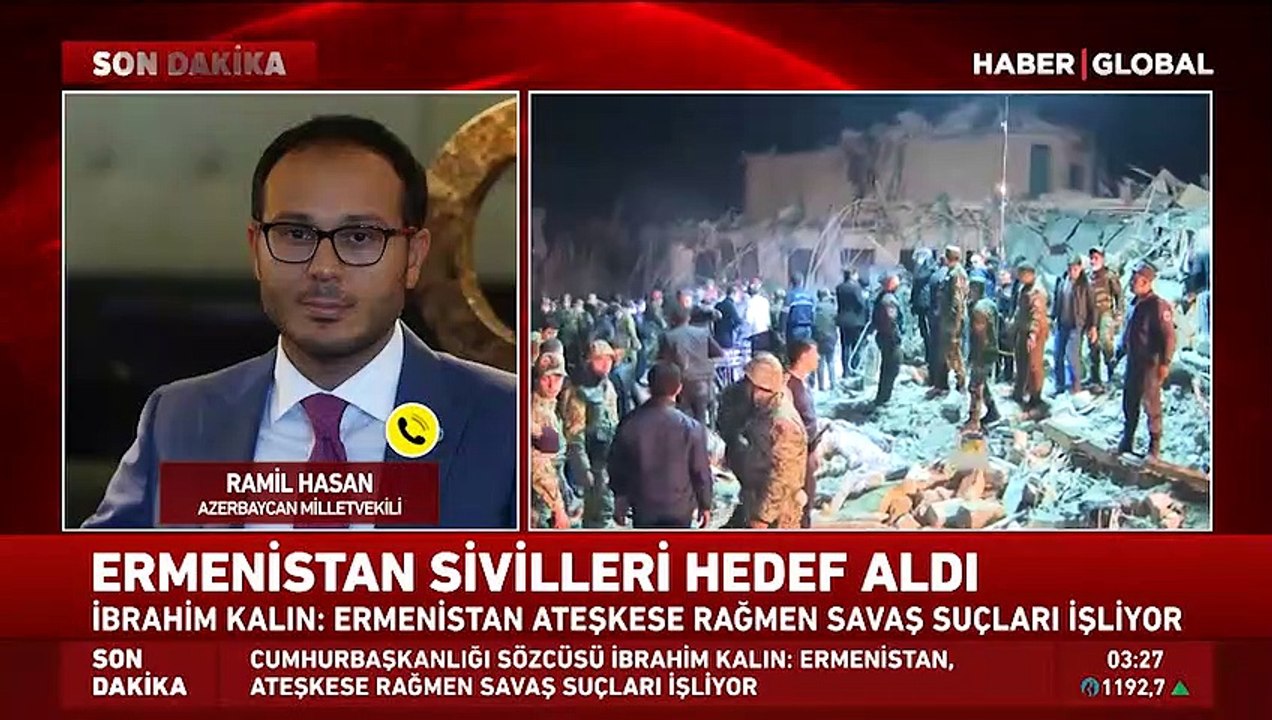 Azerbaycan Ucar Milletvekili Hasan: Gence'deki...