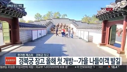 Скачать видео: 거리두기 완화 첫 주말…올해 첫 경복궁 장고 개방