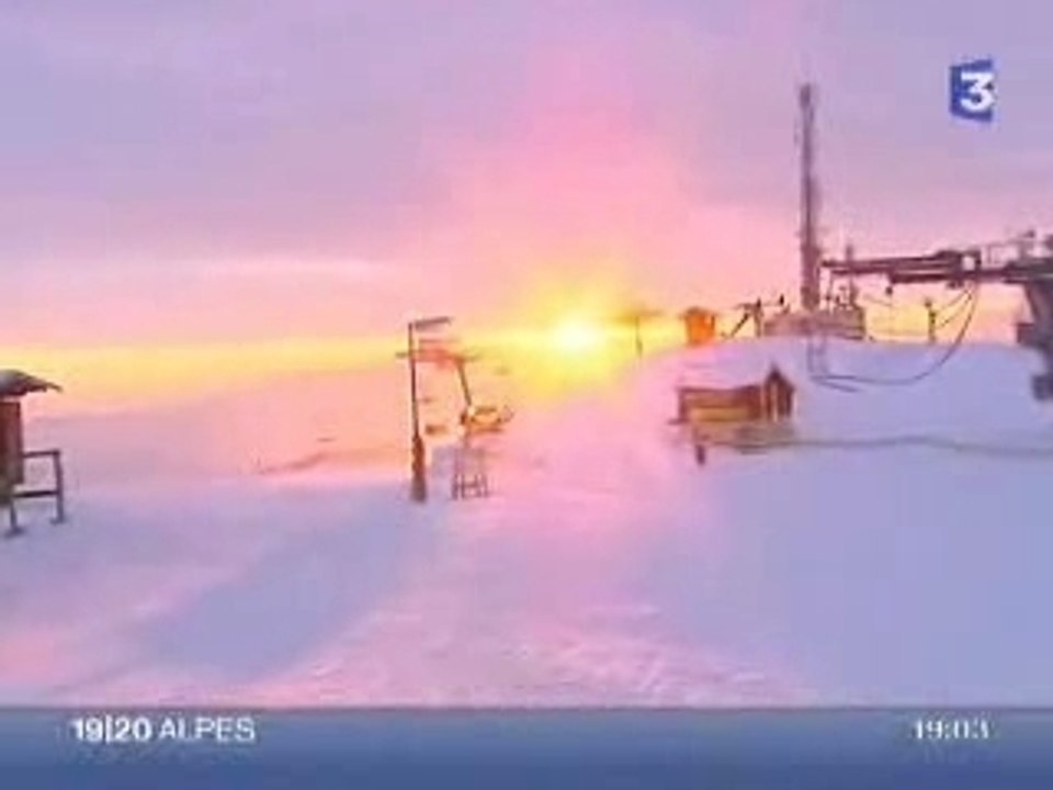 reportage sur les dameuses aux saisies FR3