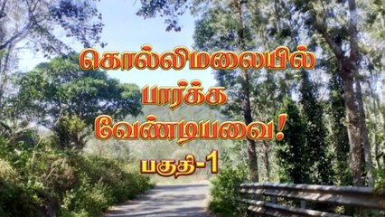 கொல்லிமலையில் பார்க்க வேண்டிய இடங்கள்! பகுதி - 1 Places to visit in Kolli Hills! Part - 1
