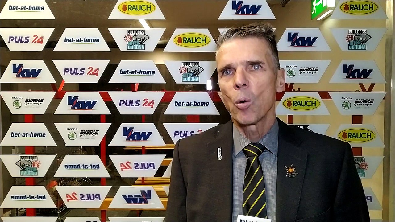 Caps-Coach Cameron nach dem Sieg in Dornbirn