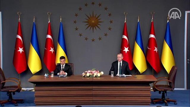 Cumhurbaşkanı Erdoğan'a Ukrayna Devlet Nişanı takdim edildi