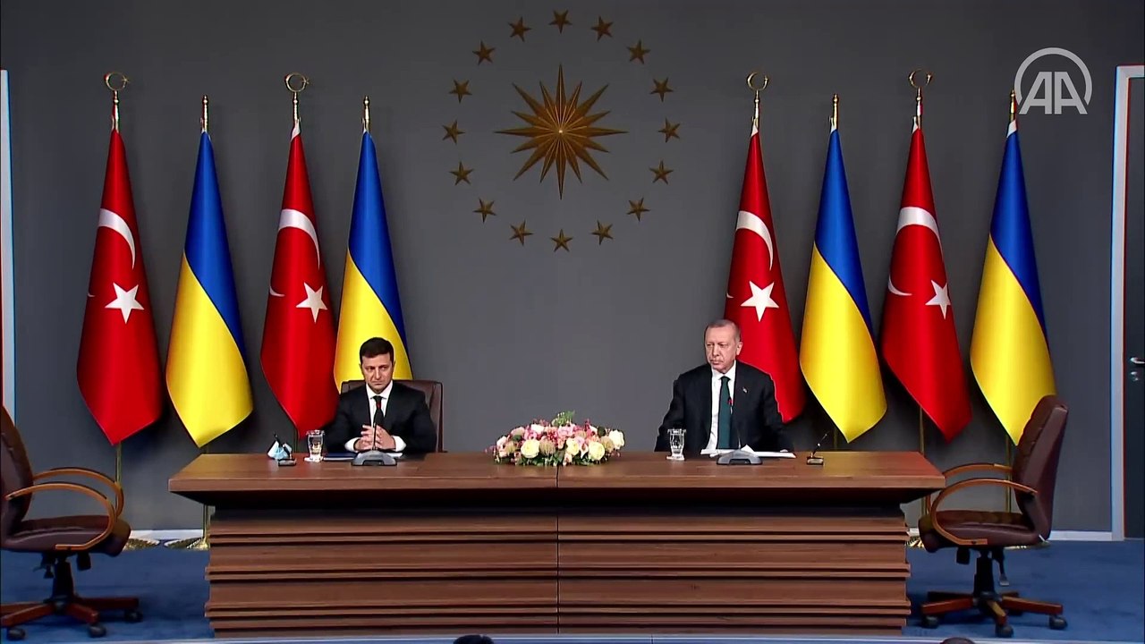 Cumhurbaşkanı Erdoğan'a Ukrayna Devlet Nişanı takdim edildi