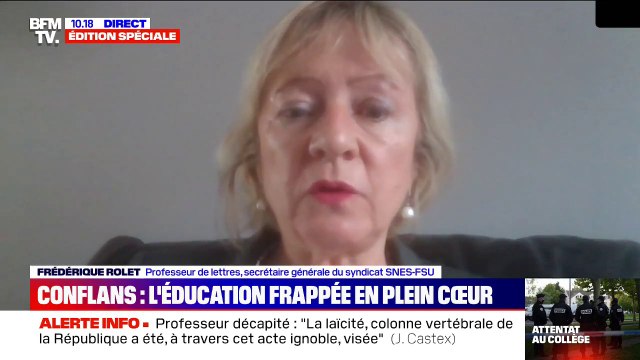 Frédérique Rolet (SNES-FSU): Nous attendons un soutien plein et entier de la part du ministre de l'Éducation nationale
